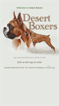 Mobile Screenshot of desertboxers.com