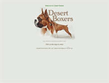 Tablet Screenshot of desertboxers.com